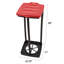Porte-sac poubelle portable Wakeman-23605473