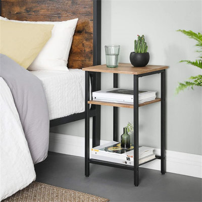 34cm W Manufactured Wood Bedside Table