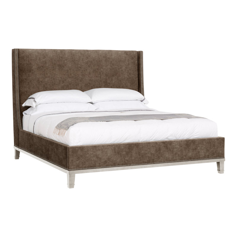 Michael Weiss Cleo Queen Upholstered Bed, Yes, Nadia Earth, Casa Blanca