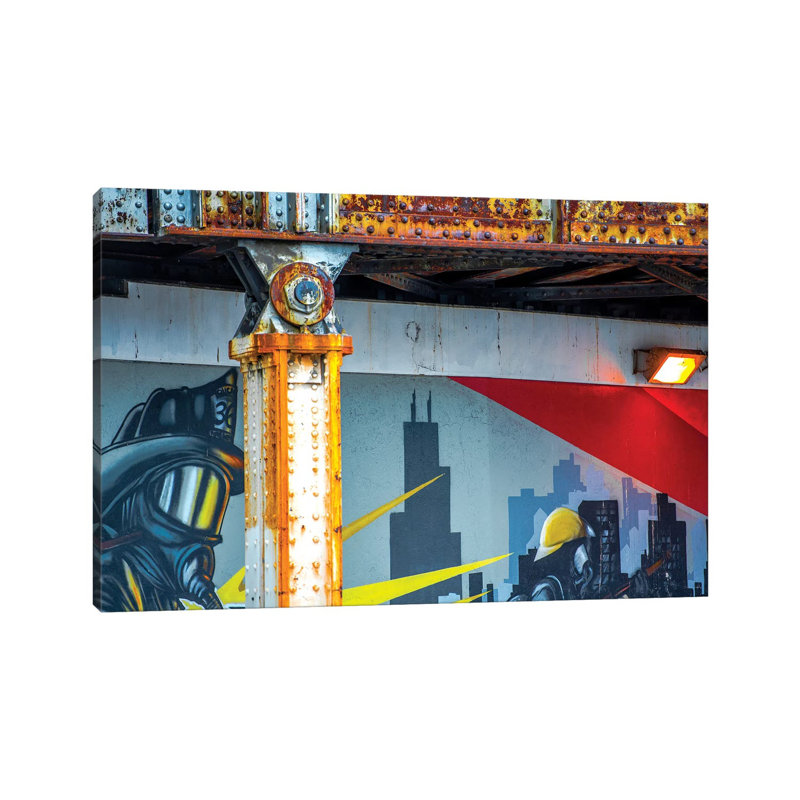 Fireman, Addison & Lincoln by Raymond Kunst - Wrapped Canvas Gallery-Wrapped Canvas Giclée, 45.72 cm H x 66.04 cm W