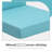 4.1" Outdoor Seat / Back Cushion, Set of 2-1069976363