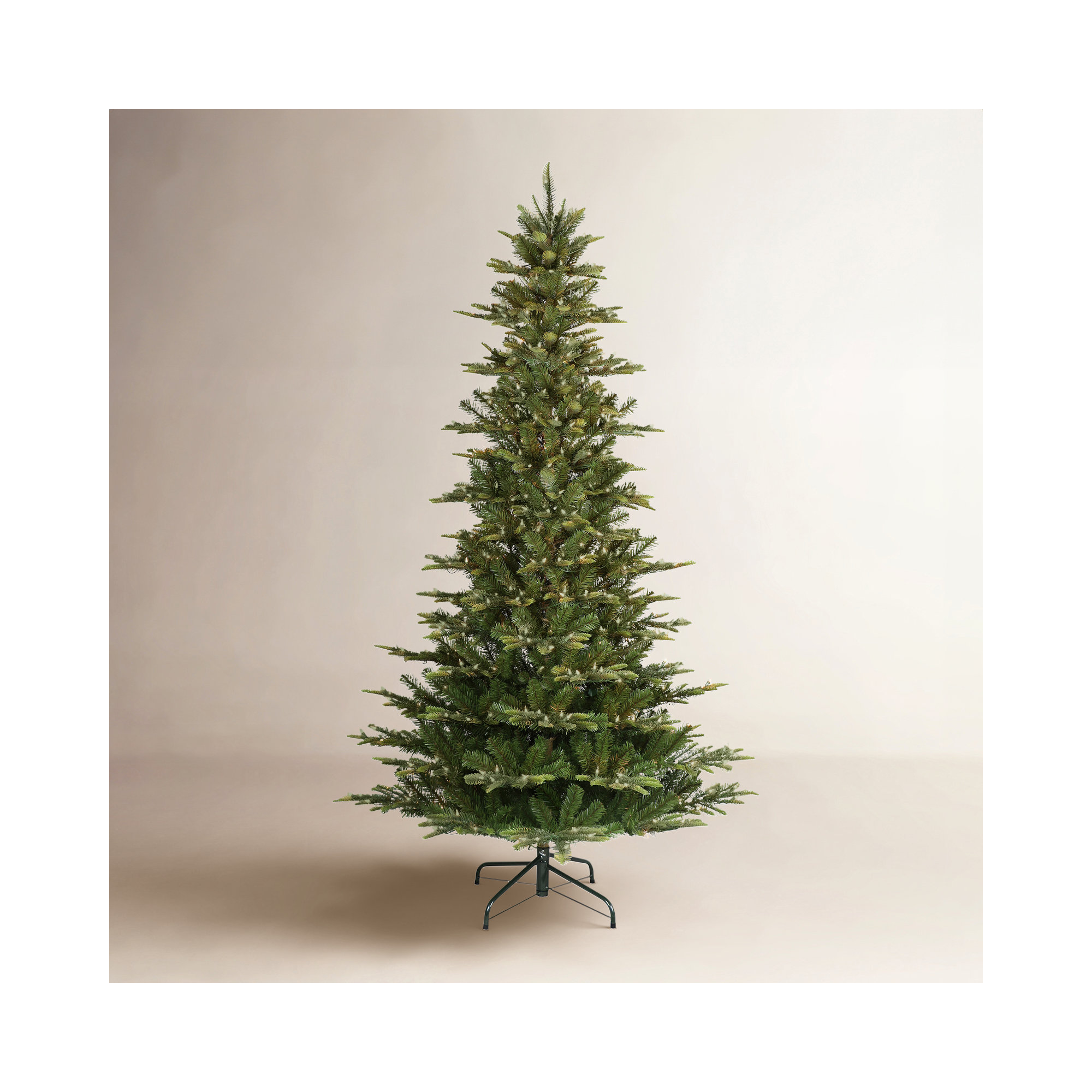 108' Lighted Artificial Fir Christmas Tree