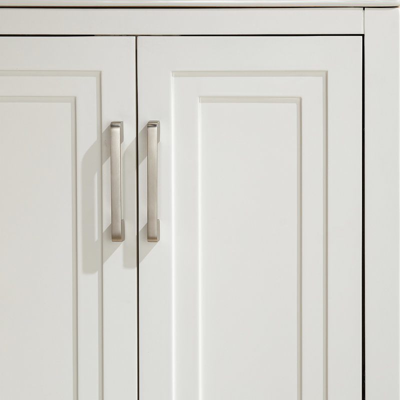 Meuble-lavabo simple autoportant de 24 po avec plateau entièrement assemblé