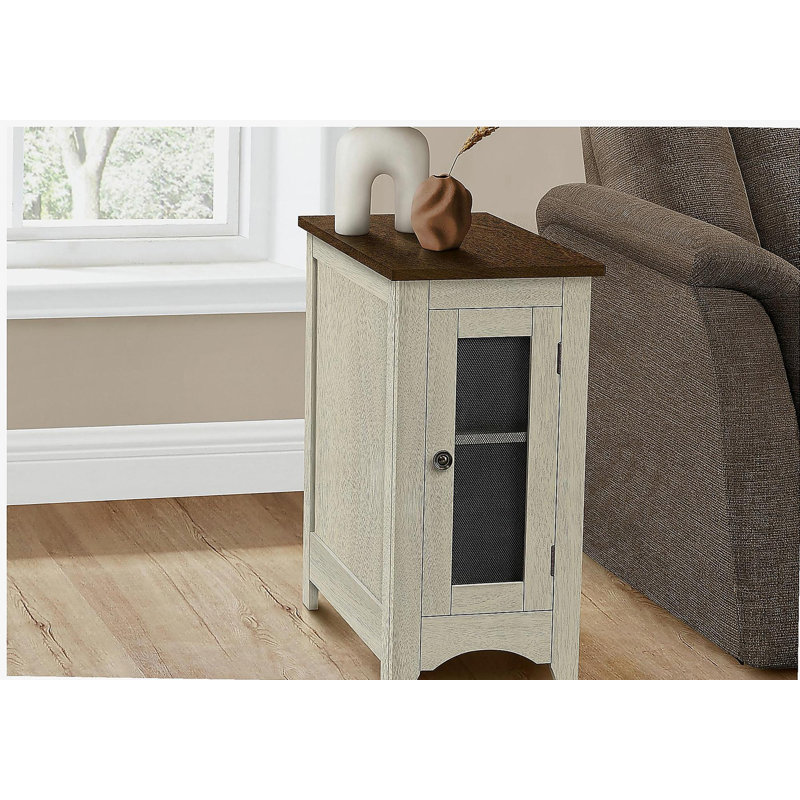 Decorative table, side table, bedroom side table, Brown