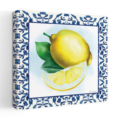 Contemporary Trellis Lemon Slice With Kitchen Lemon Art