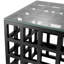 Cubico Glass End Table