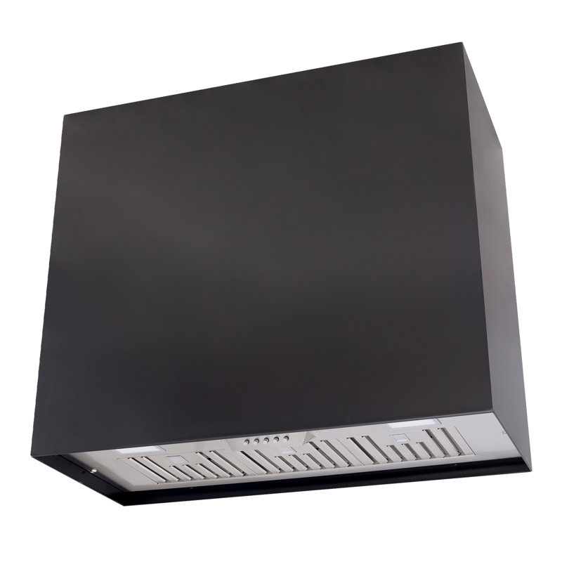 Hotte murale à conduit 600, H 30 po x l 36 po x P 14 po, Noir de jais