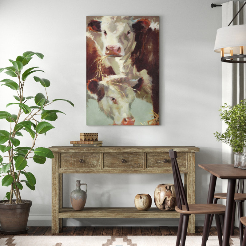 «Hef n Her», peinture sur toile, H 48 po x l 32 po