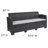 Alderman Faux Rattan Sofa with All-Weather Cushions-830367440