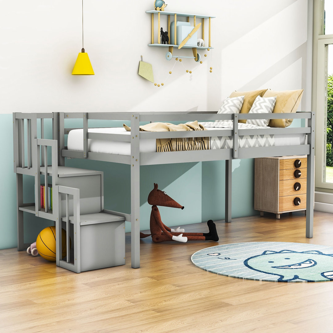 Darolyn Twin Low Loft Bed by Harriet Bee Harriet Bee Bed Frame 