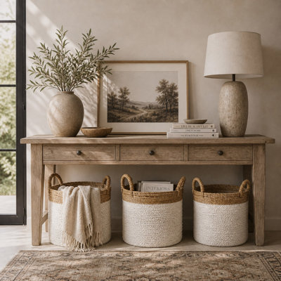 Joss & Main Seagrass Decorative Basket