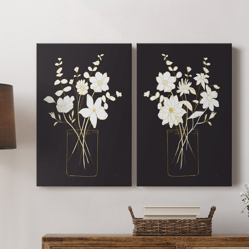 Simply Bold Sketch I-Premium Gallery Wrapped Canvas -Ready to Hang, 60" H x 40" W