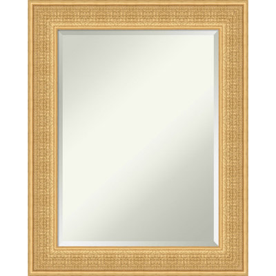 Lenley Solid Wood Rectangle Wall Mirror