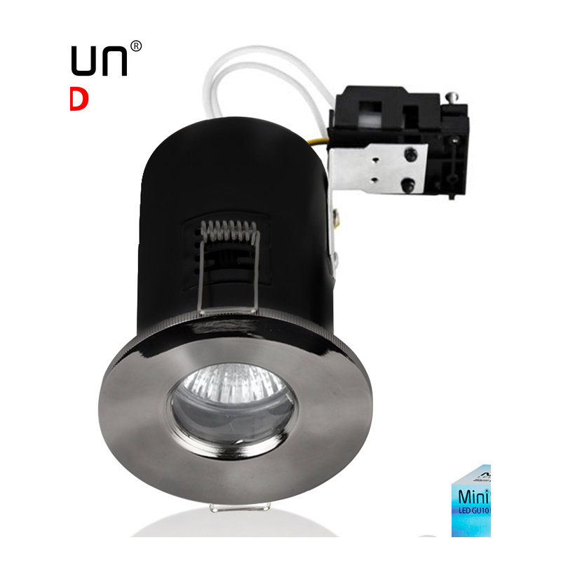 8.6cm Retrofit Downlight, Black Chrome, Cool White