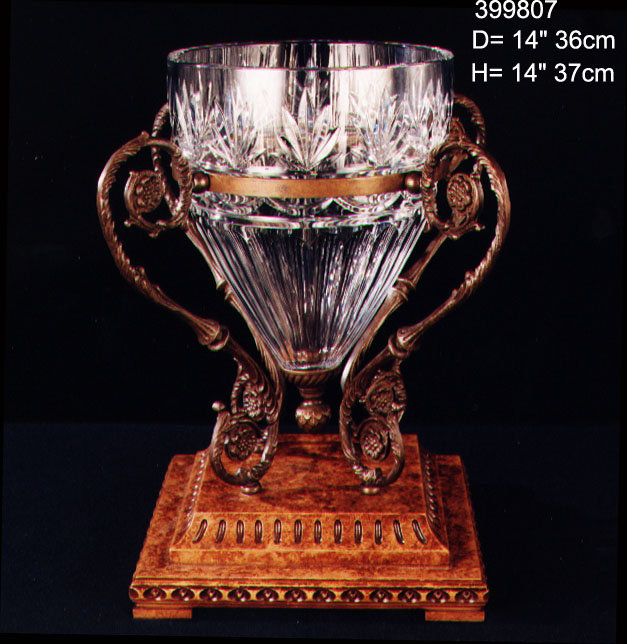 Metal Hurricane, Antique French Gold