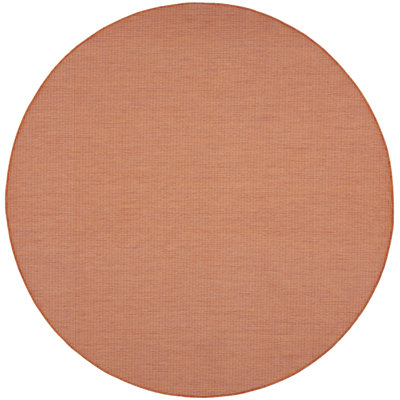 Tapis terre cuite moderne Agripina