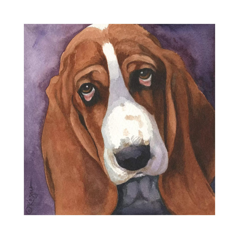 Toby 1 Piece Painting on Canvas, 45.72 cm H x 45.72 cm W x 1.91 cm D, Wrapped Canvas
