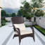 Chaise de patio avec coussins-1464865896
