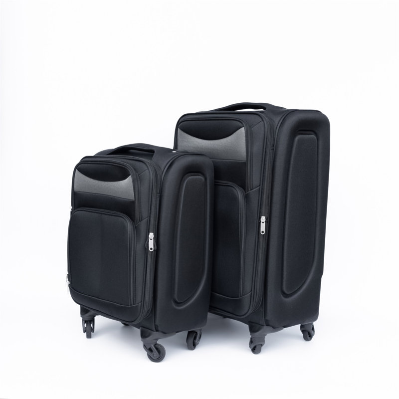 (20+24) Two-Piece Suitcase Suitcase Set Oxford Trolley Case Without Password Lock Universal Wheel