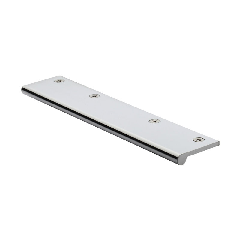 Heritage Brass Heritage EP Edge Pull Cabinet Handle, Polished Chrome
