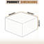 Upholstered Velvet Storage Pouf