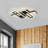 Modern Led Flush Mount Ceiling Light, 45w Dimmable Ceiling Light Fixture , 5-color Temperature Adjustable, 2100lm Bright Ceiling Lamp For Living Room Bedroom Kitchen