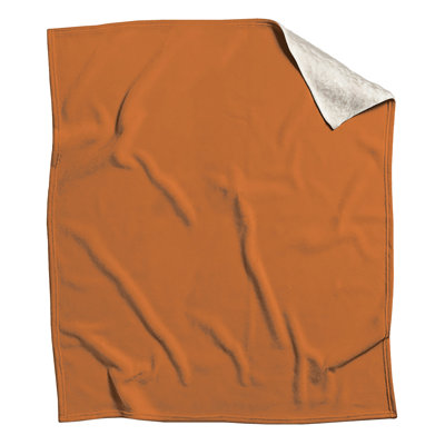 Solid Orange Color Blankets