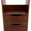 Grande étagère de rangement autoportante autoportante avec tiroir et 4 tablettes ouvertes pour le bureau personnel-1809315953