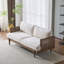 72" Square Arm 3-Seater  Upholstered Sofa-524341354