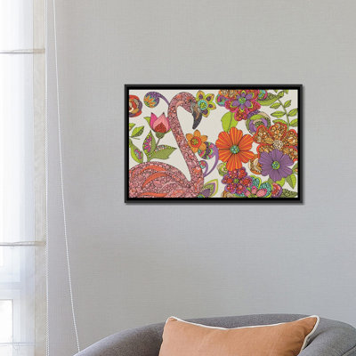 Flamant rose par Valentina Harper - impression sur toile tendue