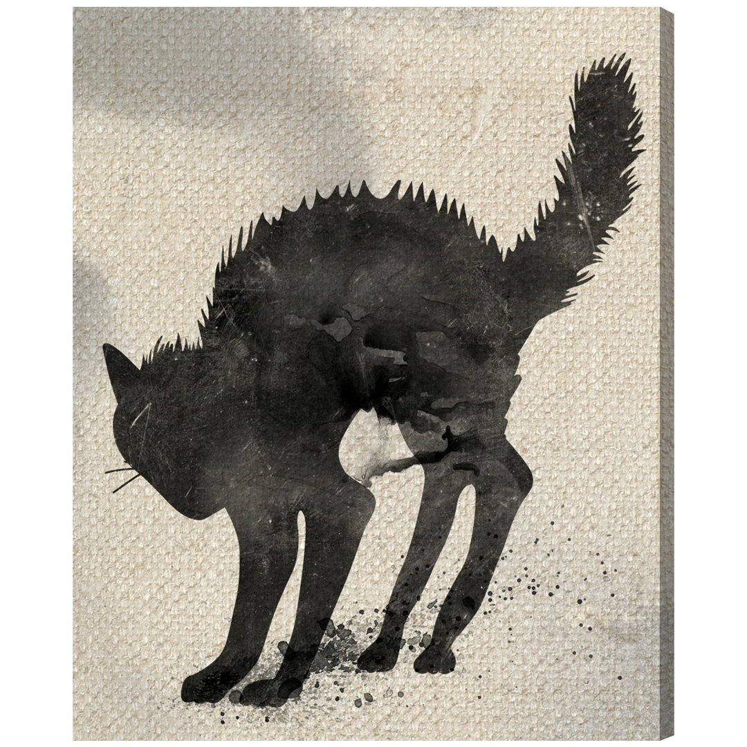 Cat " Cat Silhouette " Oliver Gal Prints 