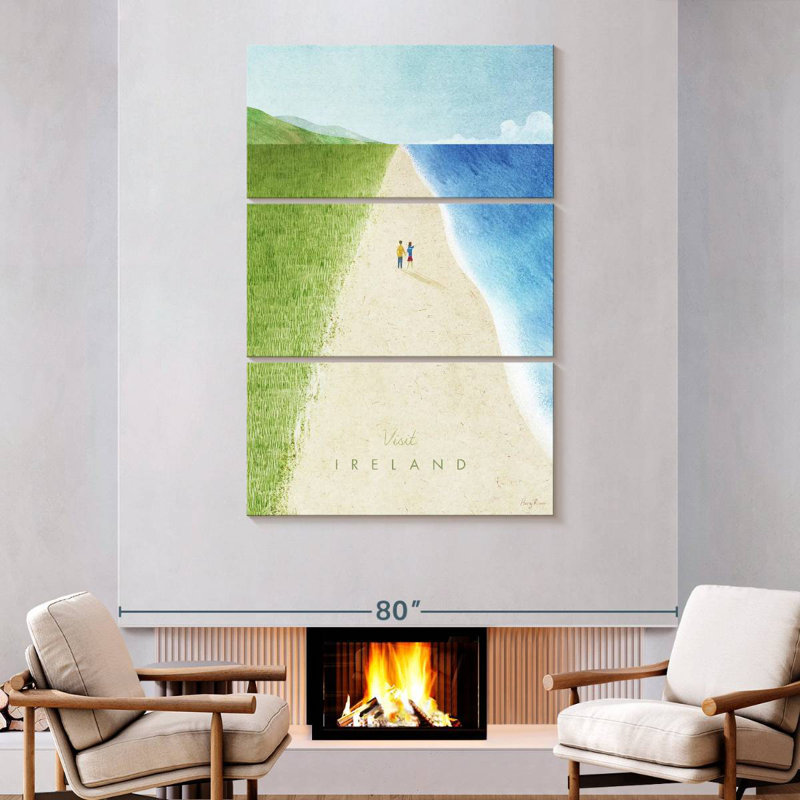 Affiche de voyage Masam Ireland, H 74 po x l 48 po