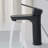 Tayanuc Matte Black Single Hole Bathroom Faucet,Single Handle Bathroom Sink Faucet Stainless Steel Vanity Faucet For Bathroom Sink With Water Supply Hoses