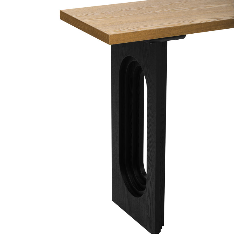Attractive Console Table: & , Generous Worktop Space, Unique Leg Construction Stylish Ample Work Surface, Distinctive Pattern