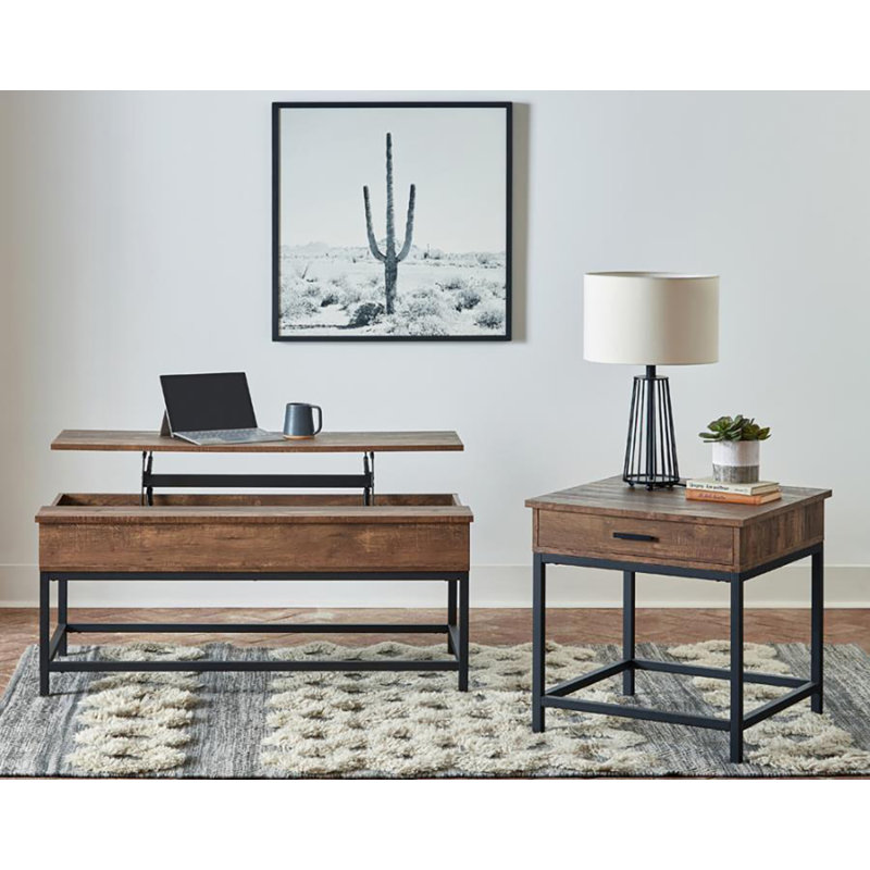 Daronda End Table with Storage