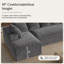 Canapé modulaire surdimensionné avec coussins Adame Boneless Compression-445087028-459245872-459245882