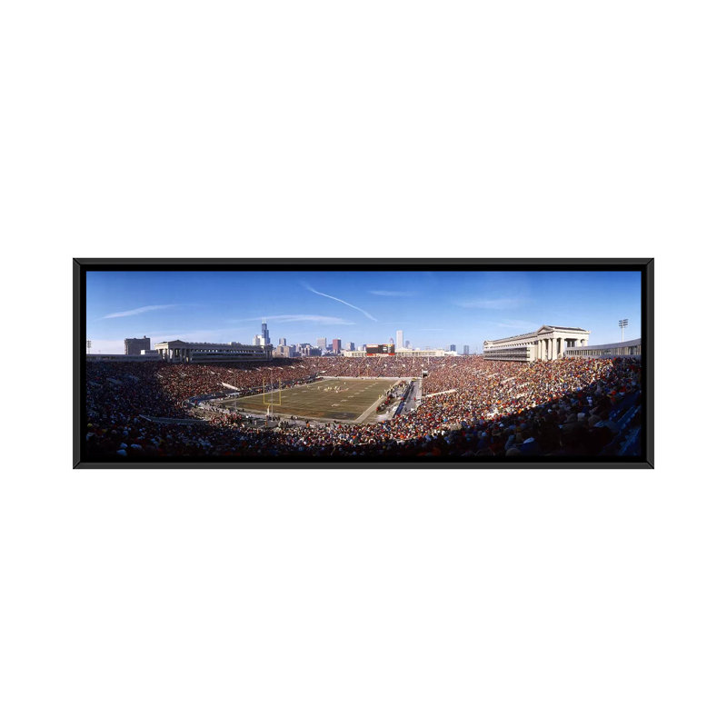 Champ panoramique panoramique, entraînement de lake shore, chicago, cuisinière, illinois, reproduction de photo sur toile