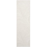 Central Park West Power Loom Polyester Abstract Area Rug in Ivory/Cream