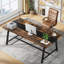 180cm Rectangle Conference Table with 1 Chairs-1095879161