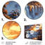 Ensemble de salon Sunrise sur les chutes d'Iguazu en Argentine II-1461406274-1461406300