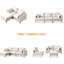 Canapé modulaire 2 pièces Mervi-978863774