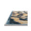 Tapis brun clair en polyester tissé à la machine Aanya-610194690