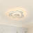 Deontee 19.6'' Modern LED Ceiling Fan With Light (Set of 2)