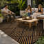 Tapis d'extérieur imperméable 152 x 244 cm, tapis réversible en paille plastique, facile à nettoyer et adapté aux animaux de compagnie.-1348167439