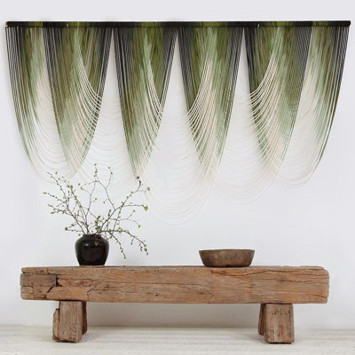 Boho Wall Hanging Tapestry Dip-Dyed Decor