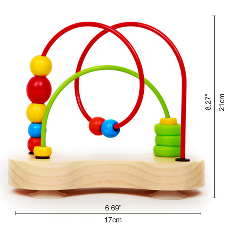 Jeu éducatif double labyrinthe de billes
