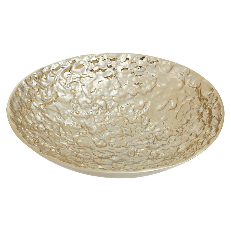 Beric Metal Decorative Bowl 1, Gold