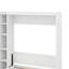 Lit escamotable double avec tablettes, garde-robe et DEL-1945234582