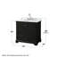 Ensemble de meuble-lavabo simple 36 po Deborah-40065109-61126636