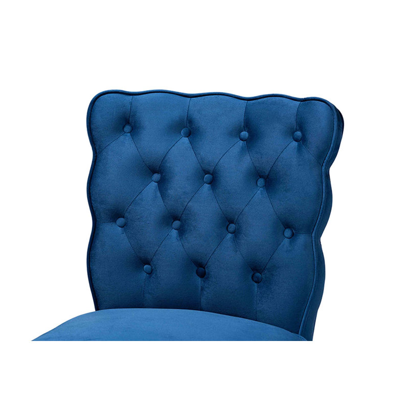 Tabouret 30,3 "Danni-Jo, Bleu marine